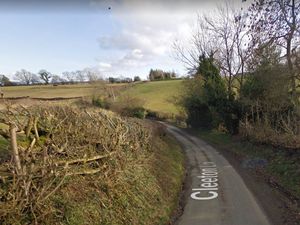 Supporting image for story: Car ends up in stream after crash near farm 