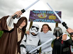 Supporting image for story: Battle Bark Vader in Baah Wars at Lower Drayton Farm