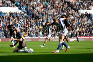 Supporting image for story: West Brom 0 Derby County 1: Former Baggie strikes late to spoil Hawthorns celebrations