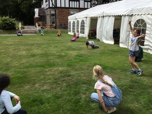 Shrewsbury High Prep School was given a marquee to ensure pupils could return safely