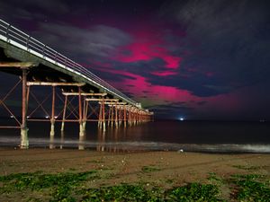 Supporting image for story: Northern Lights visible across UK with more displays possible on Tuesday