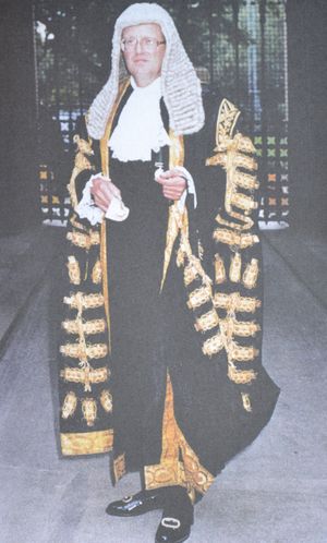 As the new Lord Justice of Appeal in 1992