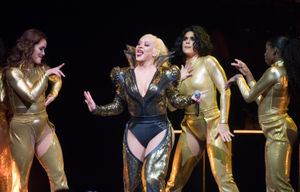 Christina Aguilera performs on her X Tour. Pic: Sam Hussein via Getty
