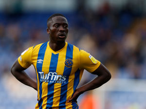 Supporting image for story: Daniel Udoh gives support to Telford and Gavin Cowan 