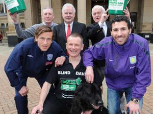 Supporting image for story: Players on board for Blind Dave's new challenge
