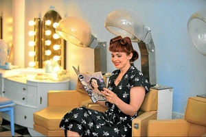 Sally Anne at the Vintage Salon in Birmingham