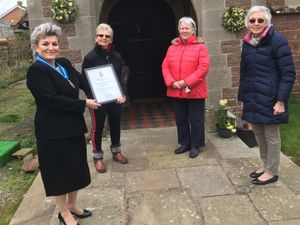Supporting image for story: Dementia support group recognised by Shropshire's High Sheriff