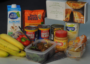 Food fit for a vegan diet