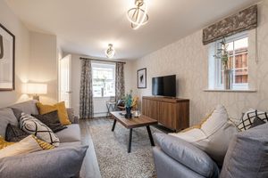 The Fallows - The living area in a show home in Staffordshire