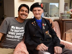 Supporting image for story: Filmmaker travels across the Atlantic to meet Shifnal war veteran