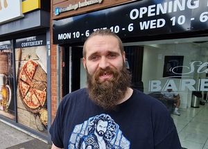Local security guard Eddie said the town used to have the best market in the Black Country but only has three stalls now