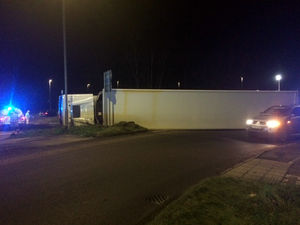 Supporting image for story: Cheese spread: A5 near Oswestry closed as lorry overturns