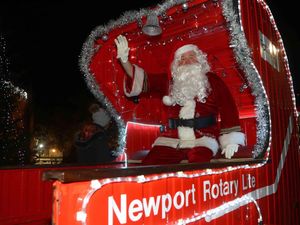 Supporting image for story: Fundraising Santa gets off to a flying start in Newport