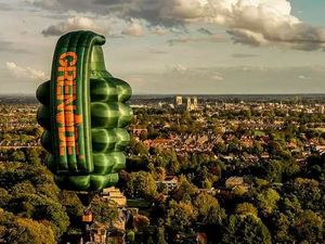 Supporting image for story: 100ft grenade balloon to soar over Telford this weekend