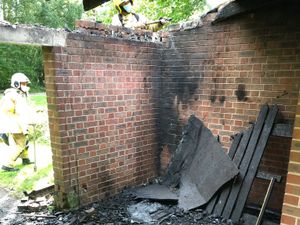 Supporting image for story: Arsonists wreck roof at Severn Valley Railway site 