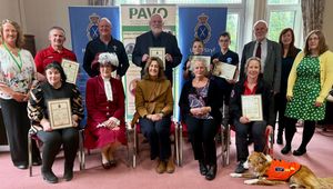 The Volunteering in Powys Newtown event