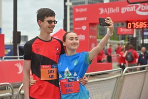 Zach Rudler from Brum and Zach Watkins from Wiltshire had time to take a selfie. Well done you two