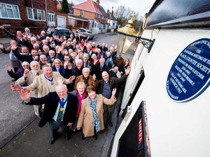 Supporting image for story: It's bostin! Plaque unveiled to mark 50th Black Country Society anniversary
