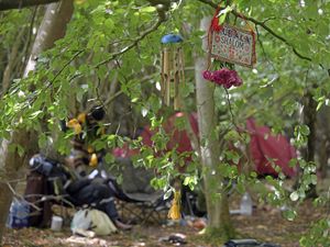 Supporting image for story: Self-styled ‘African tribe’ evicted from woods