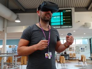 Supporting image for story: New reality for Telford College as £750,000 technology suite opens