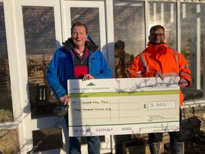 Supporting image for story: Shropshire homebuilder donates £3,000 to charity farm