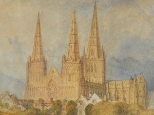 Supporting image for story: Painting of Lichfield Cathedral could fetch up to £800,000 at auction