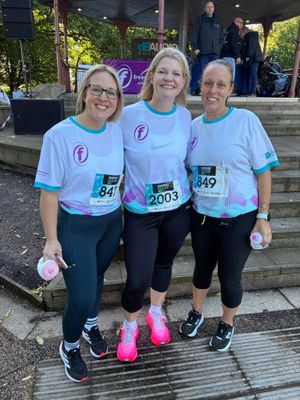These lovely friends took part in the race together