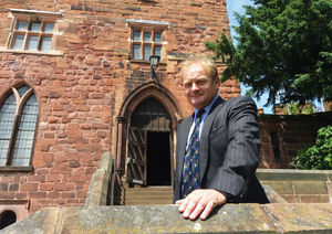 Mark Adams read out his grandfather Lieutenant Geoff Bright's account of the Bligny attack at the centenary commemorations.