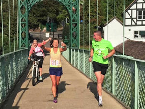 Supporting image for story: Watch Shropshire runner Amy Hughes' world record 53 marathons compilation