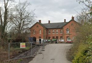 The former Ellesmere railway station, which is set to be redeveloped as housing
