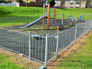 Supporting image for story: Railings restored at playground