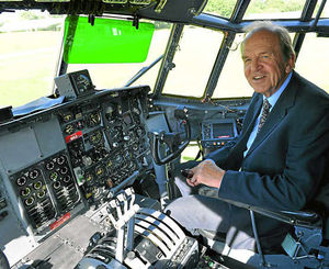 Pilot Peter Sedgwick from Norfolk who flew this plane in 1967