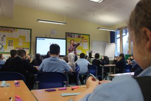 Students were treated to a workshop