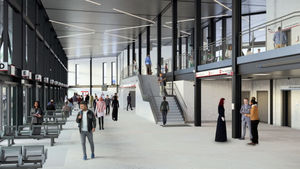 The interchange is part of a wider project to update Dudley town centre