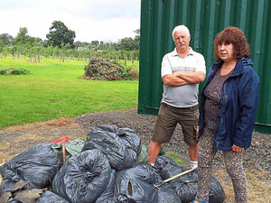 Supporting image for story: Fly-tippers leave cider orchard owners with expensive clear-up bill