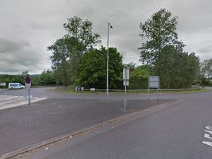 Supporting image for story: Car crashes on Telford roundabout