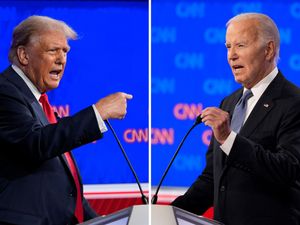 Supporting image for story: Trump and Biden spar on economy and abortion at first presidential debate