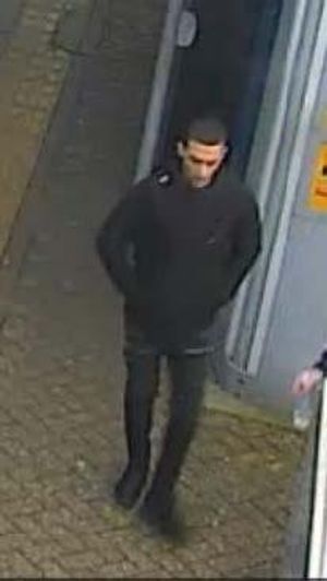 Police want to talk to the man following an incident where a man was robbed of his jacket and jewellery