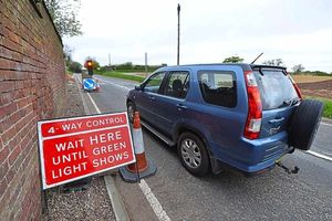 Temporary traffic lights were put in place back in April 2016 