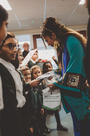 Pupils of Bhylls Acre Primary School. 

Photo Credit: Małgorzata Starzewska
