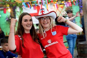 Anya Fletcher and Izzy Podmore at The Old Bush, Albrighton