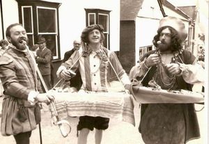 1973 Charter street fair picture showing Mike Hemmings Viv, Nigel Blundell