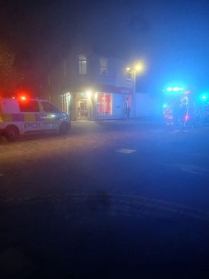 Police presence on Staveley Road where a serious incident is understood to have taken place
