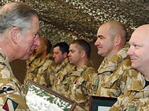 Supporting image for story: Soldier honoured by Prince Charles