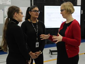 Supporting image for story: MP's visit to aerospace factory