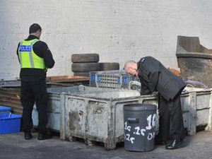 Supporting image for story: Officers in Dudley scrap metal dealer visits
