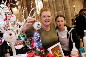 Sally Dodd and Casey Harrington from Blue Bottle Crafts based in Ludlow