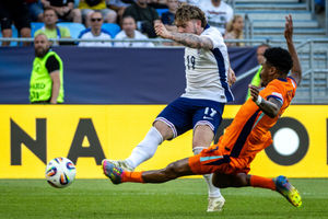 Harvey Elliott nets England's winner Pic: Getty