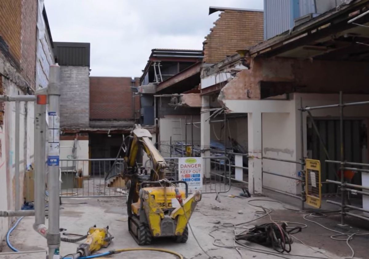 Watch: Demolition work at Telford Theatre progressing well