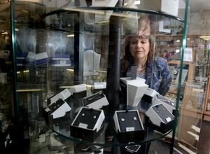 Temptations on Queen Street Market Drayton. At the shop Madeline Grainger